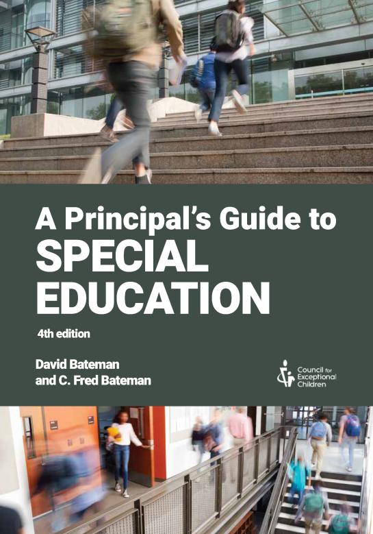 Cover to A Principal's Guide to Special Education (4th Edition)